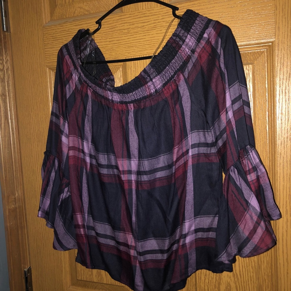 off the shoulder shirt